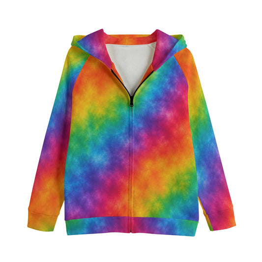 Children’s Zip-Up Raglan-Sleeve Hoodie | 310 GSM Cotton - view 1