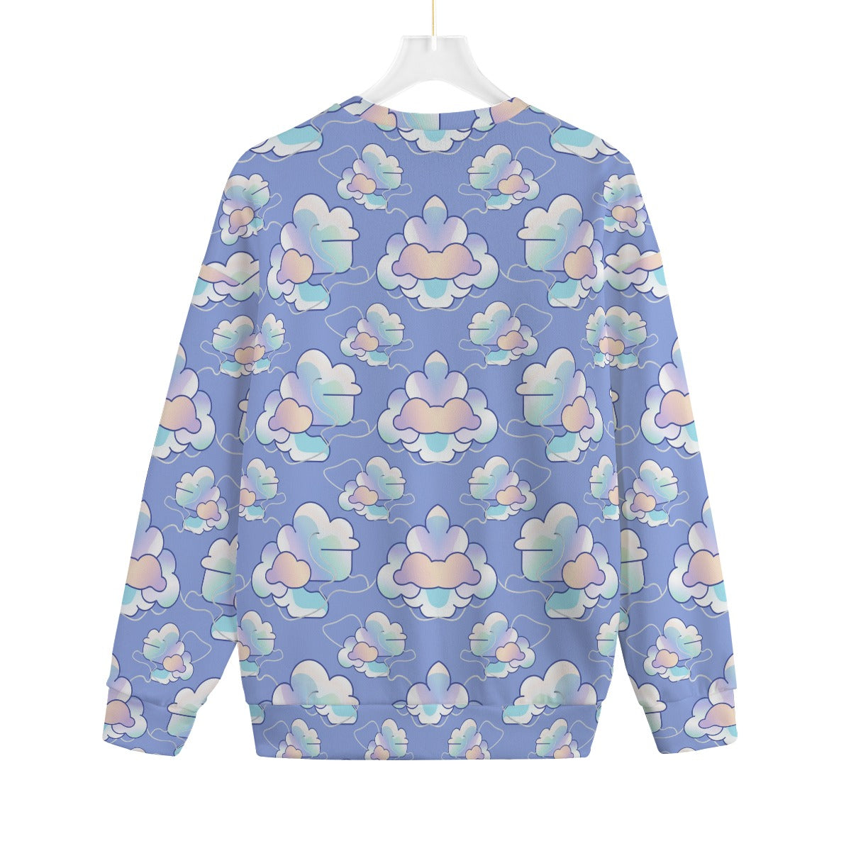 Unisex Drop-shoulder Knitted Fleece Sweater - view 2