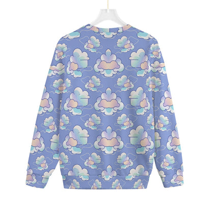 Unisex Drop-shoulder Knitted Fleece Sweater - view 2