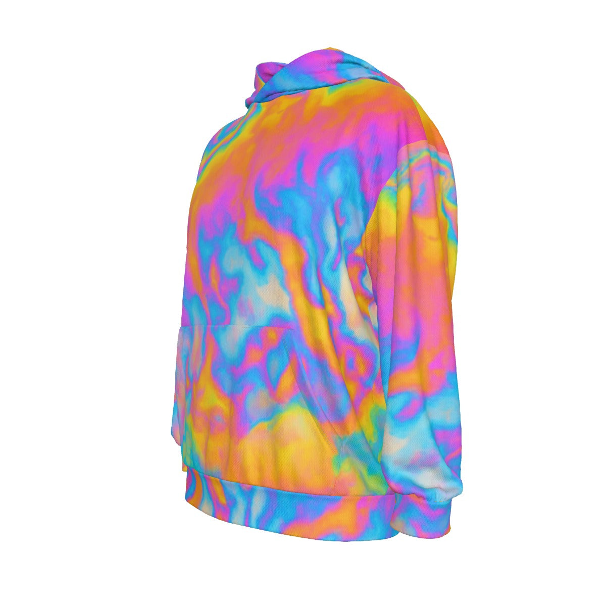 Men's Drop Shoulder Patch Pocket Hoodie