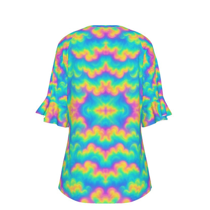 Women's T-shirt With Bell Sleeve