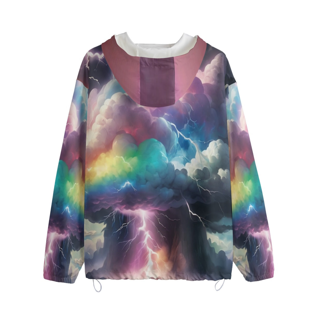 Unisex Pullover Jacket With Zipper Closure