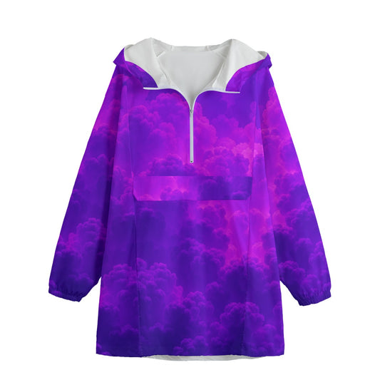 Unisex Windbreaker Long Jacket