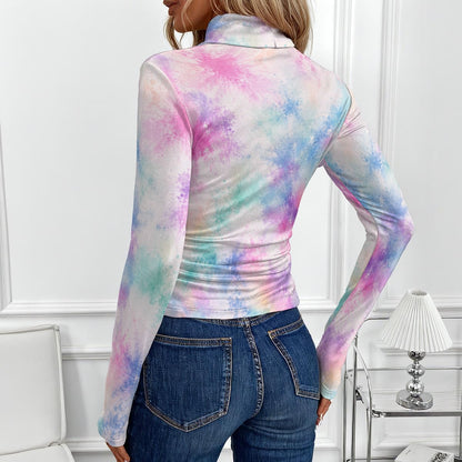 Women’s High-Neck Long-Sleeve Top - view 3