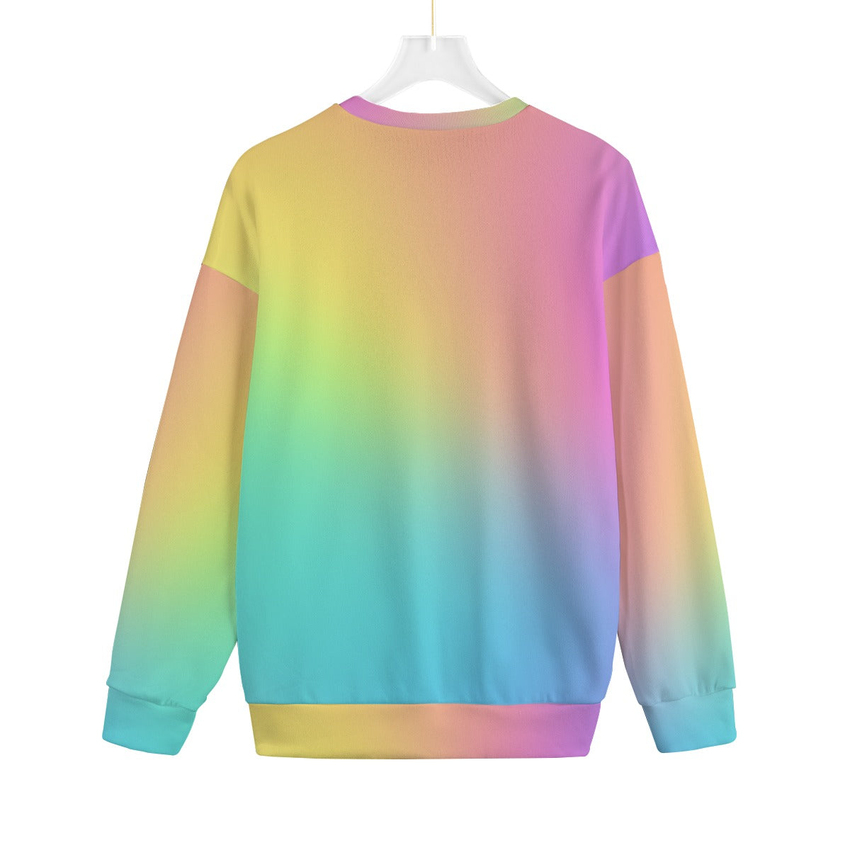 Unisex Drop-shoulder Knitted Fleece Sweater - view 2