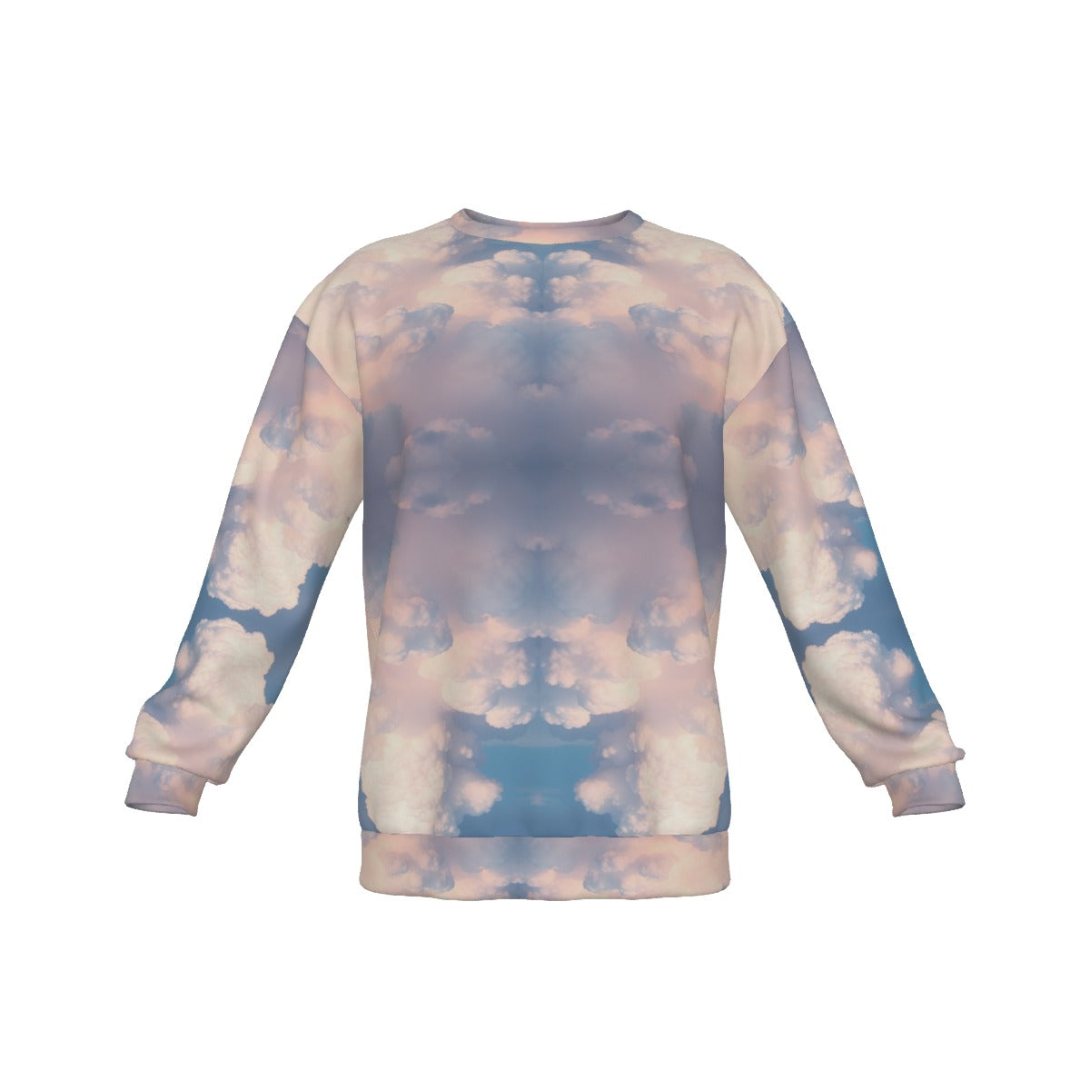 Men's Drop Shoulder Round Neck Long-Sleeved Sweatshirt