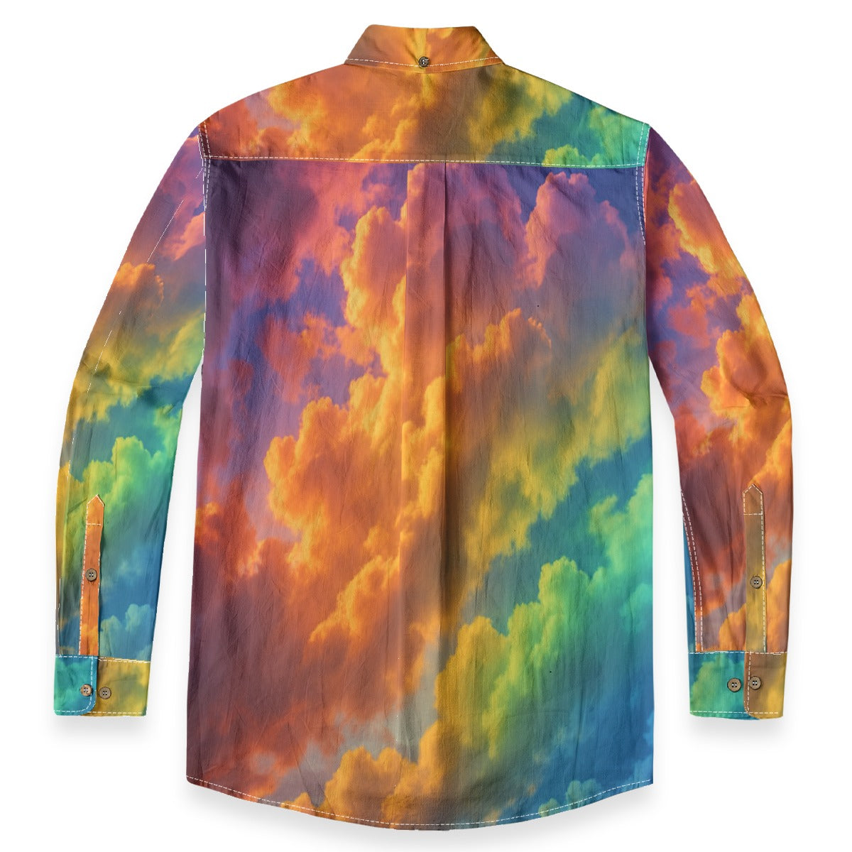 Men's Casual Lapel Long Sleeve Shirt|125GSM Cotton