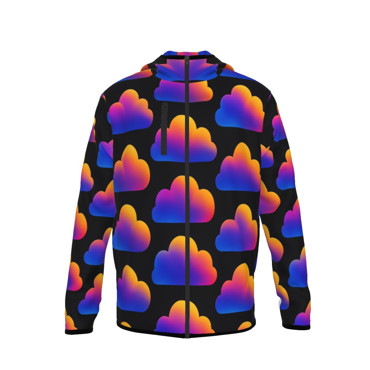 Men's Stylish Hoodie with Thumb Hole Design - view 1