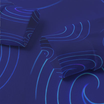 Unisex Turtleneck Knitted Fleece Sweater