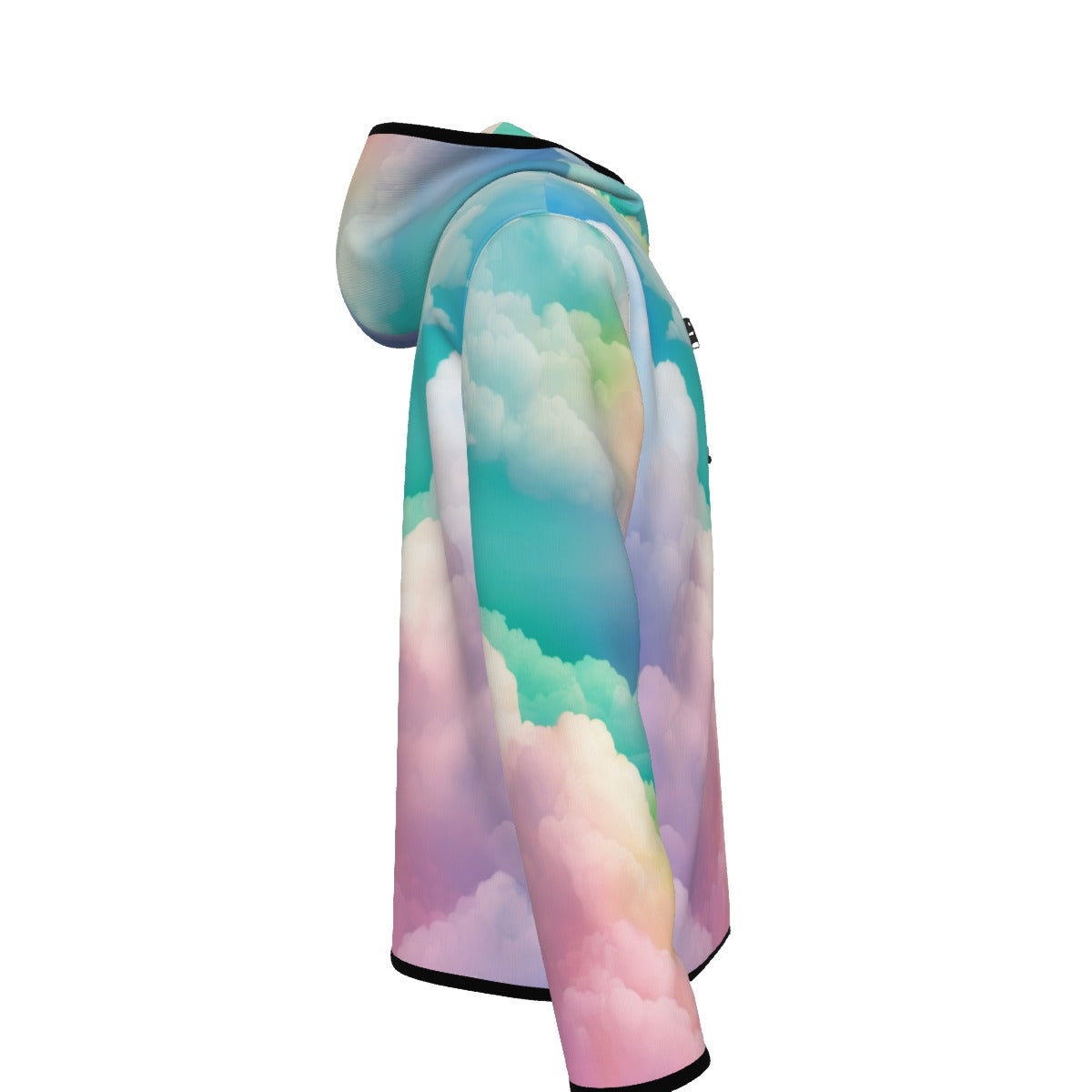 Men's Stylish Hoodie with Thumb Hole Design - view 3