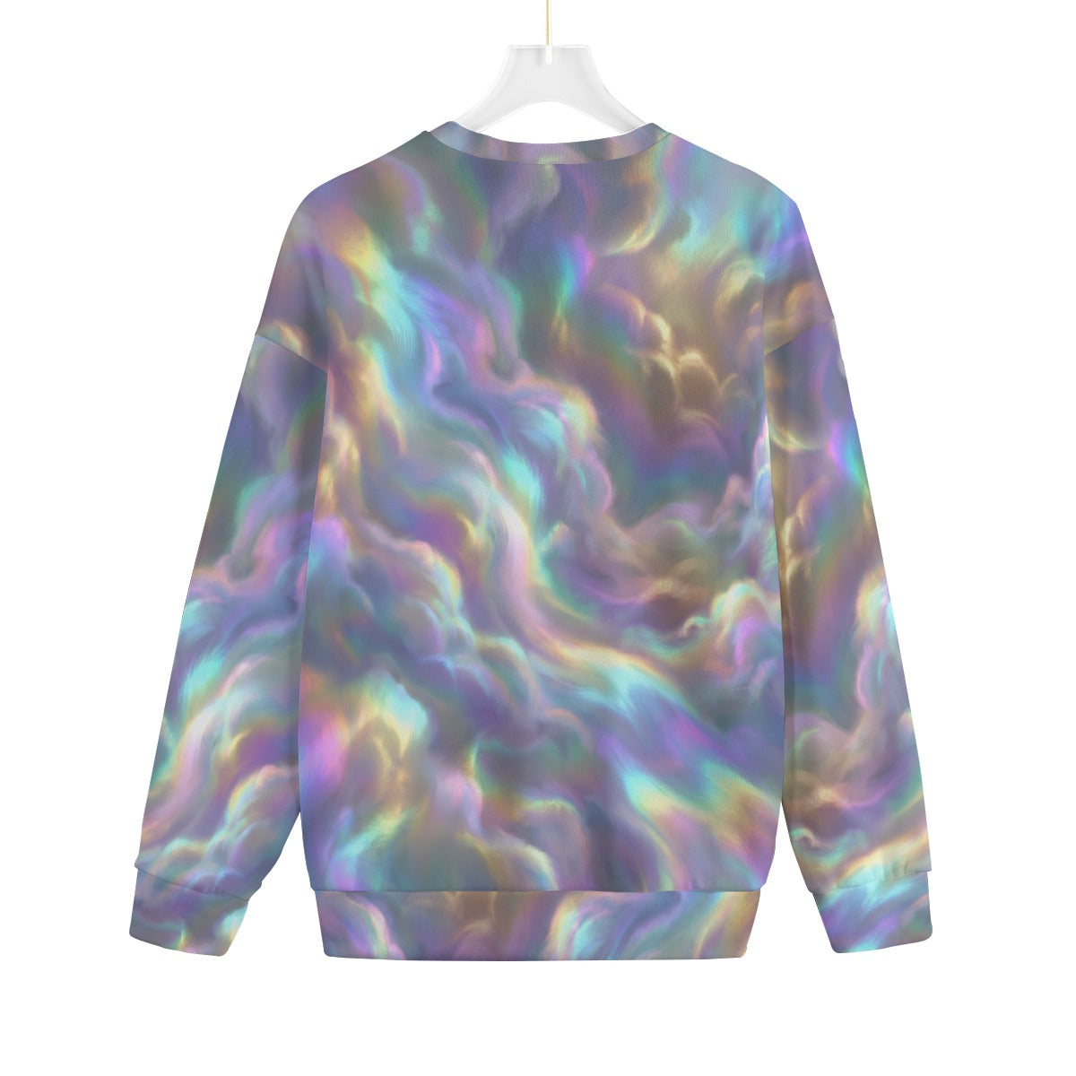 Unisex Drop-shoulder Knitted Fleece Sweater - view 2