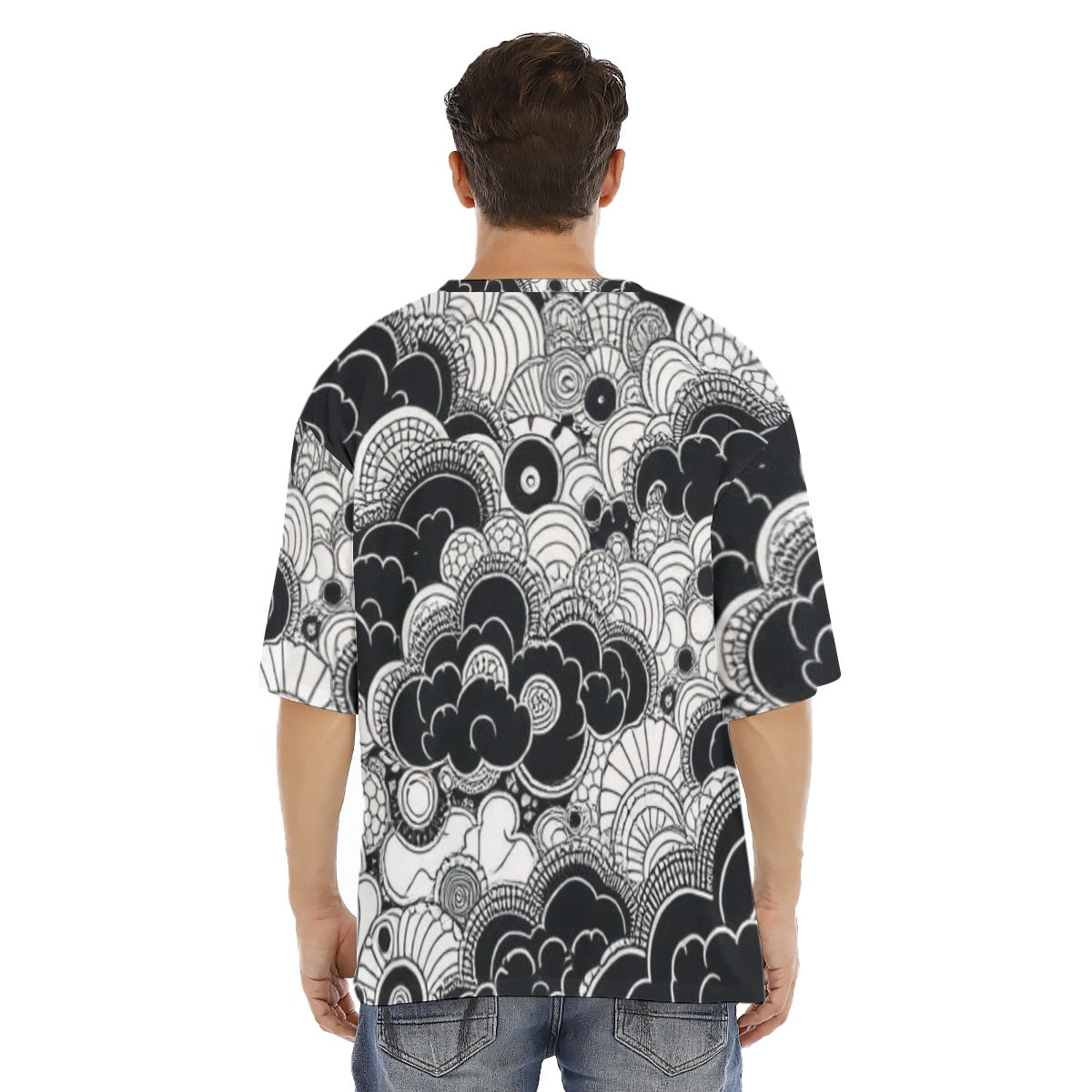 Men's Drop Shoulder T-shirt With Short Sleeve
