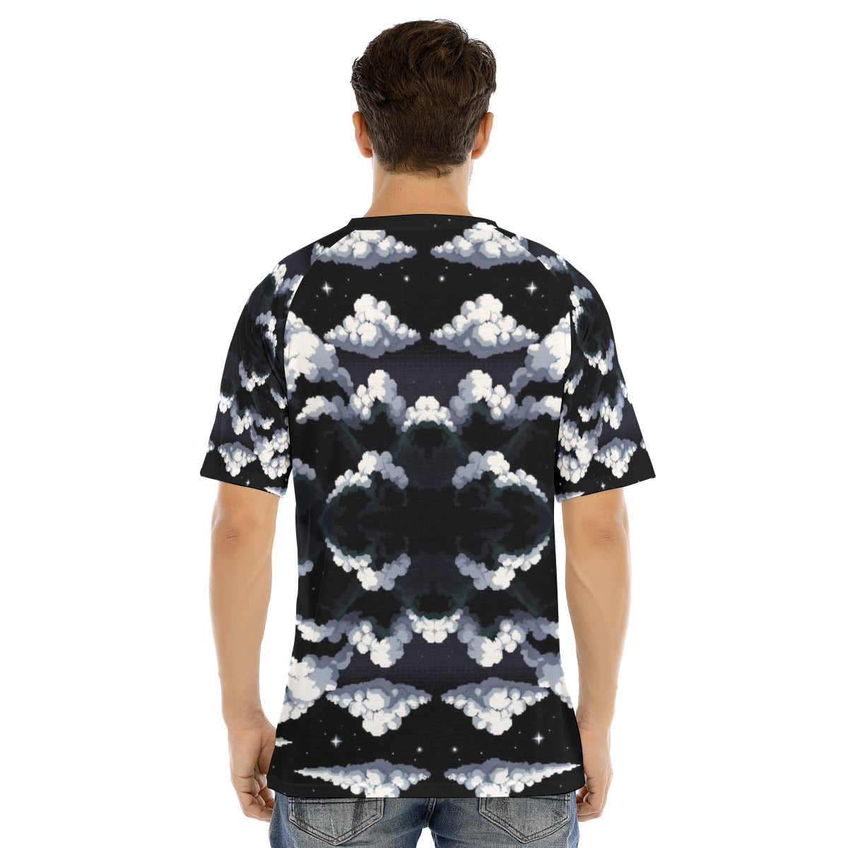 Men's Raglan Sleeve T-shirt With Button Closure