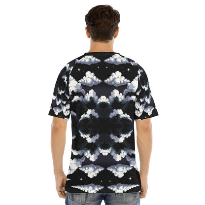 Men's Raglan Sleeve T-shirt With Button Closure