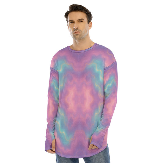 Men's Fingerless Long Sleeve T-shirt