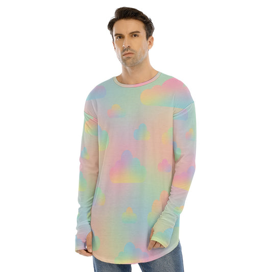 Men's Fingerless Long Sleeve T-shirt