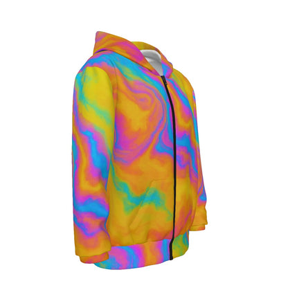 Unisex Kid's Heavy Fleece Zip Up Hoodie