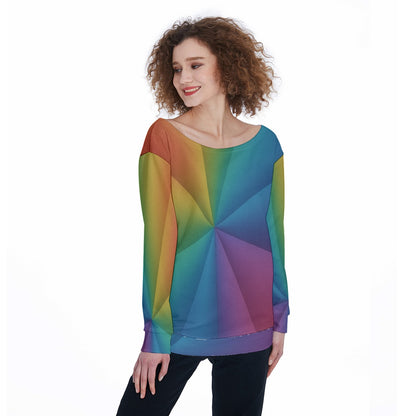 Women's Off-Shoulder Sweatshirt
