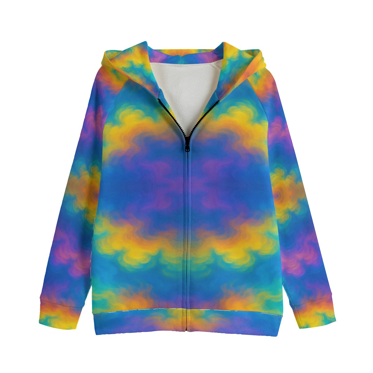 Unisex Kid's Zip Up Raglan Sleeve Hoodie | 310GSM Cotton