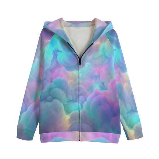 Kid's Zip Up Raglan Sleeve Hoodie | 310GSM Cotton