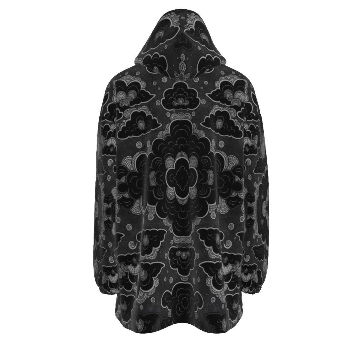 Unisex Sherpa Fleece Hoodie Blanket