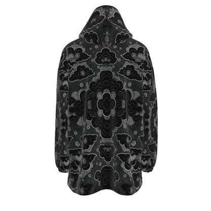 Unisex Sherpa Fleece Hoodie Blanket