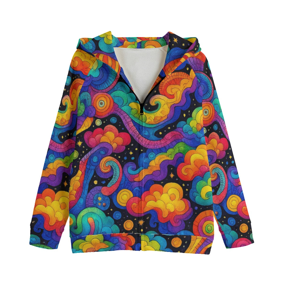 Unisex Kid's Zip Up Raglan Sleeve Hoodie | 310GSM Cotton