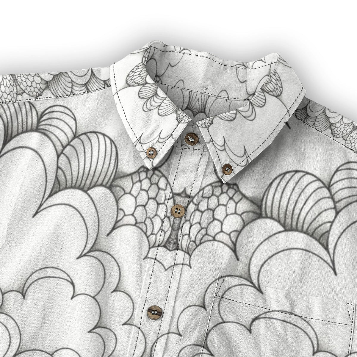 Men's Casual Lapel Long Sleeve Shirt|125GSM Cotton