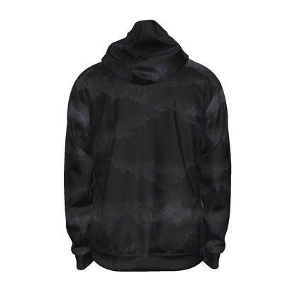 Unisex Zipper Hoodie With Black Lining