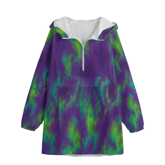 Unisex Windbreaker Long Jacket