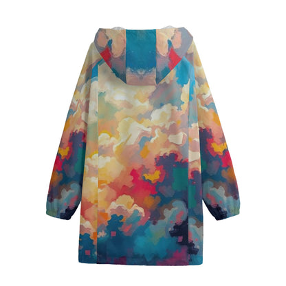 Unisex Windbreaker Long Jacket
