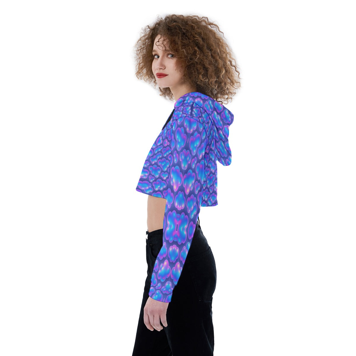 Women's Crop Top Hoodie