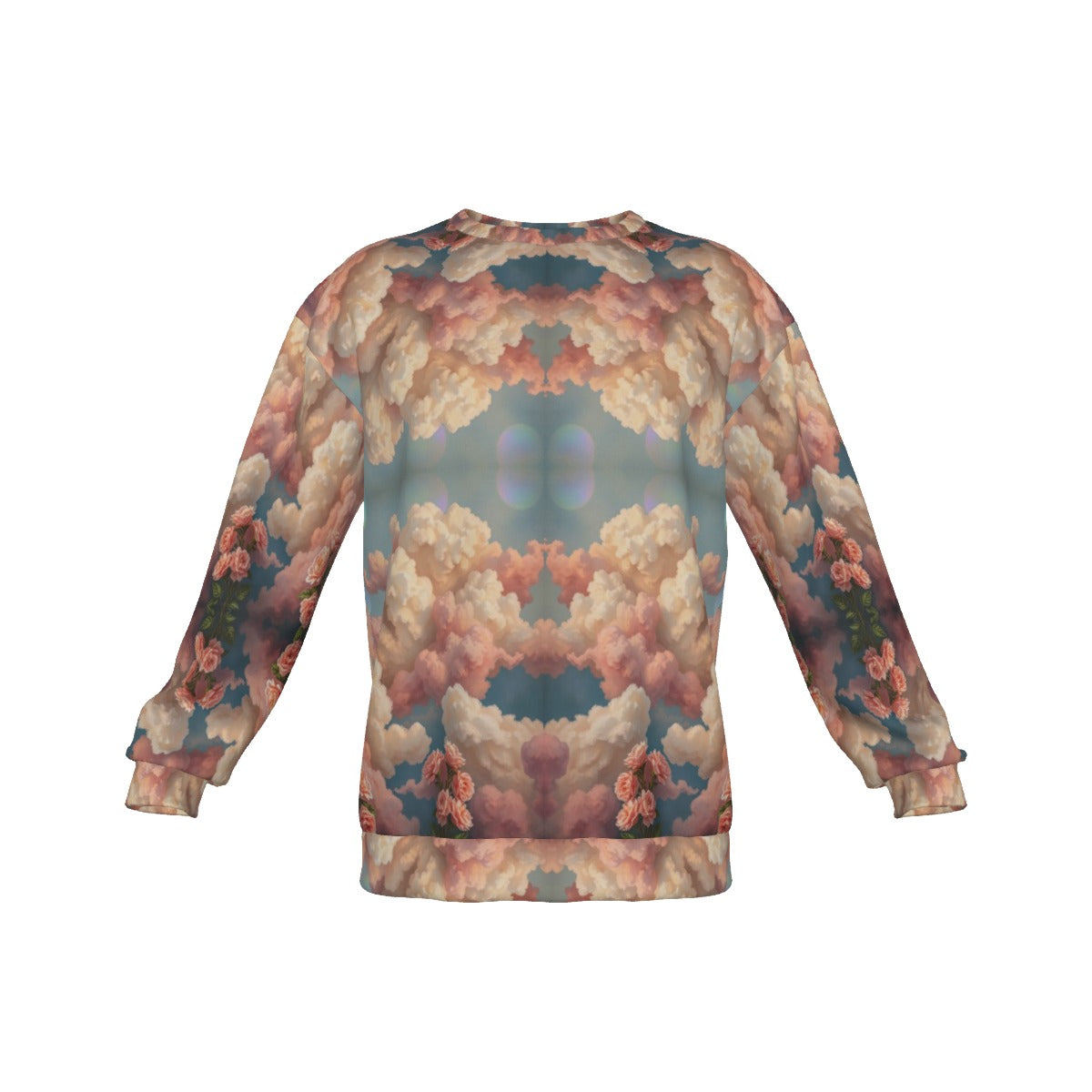 Men's Drop Shoulder Round Neck Long-Sleeved Sweatshirt