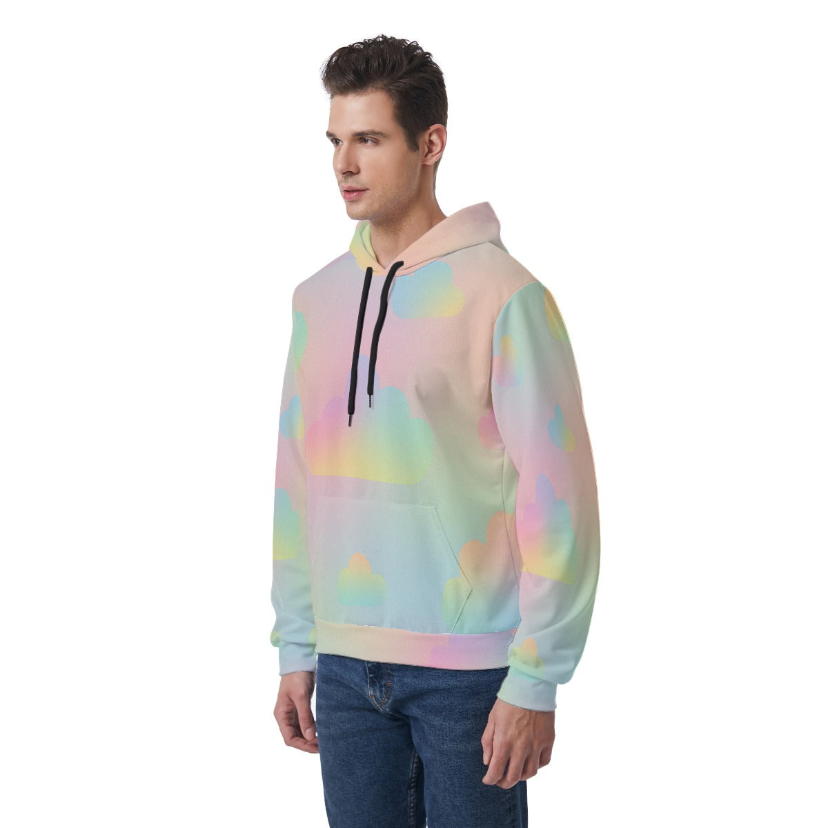 Men's Thicken Pullover Hoodie With Inner Hood