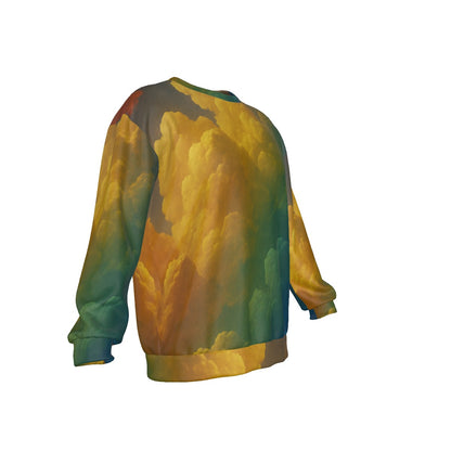 Men's Drop Shoulder Round Neck Long-Sleeved Sweatshirt