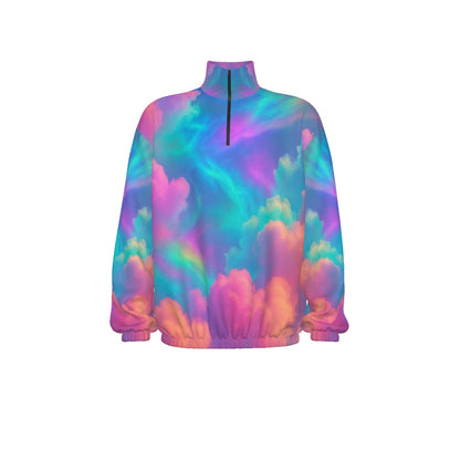 Unisex Turtleneck Zippered Sweatshirt