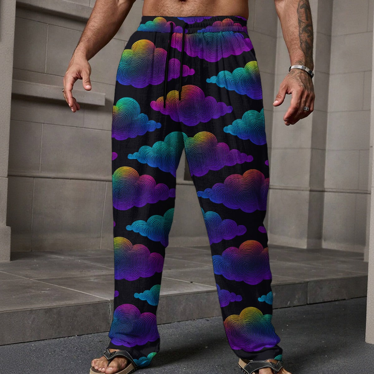Men's Loose Casual Pants With Pocket