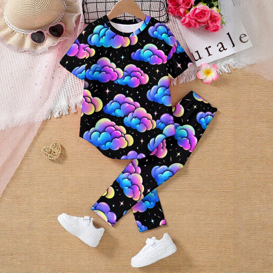 Kids' Casual Top and Pants Set