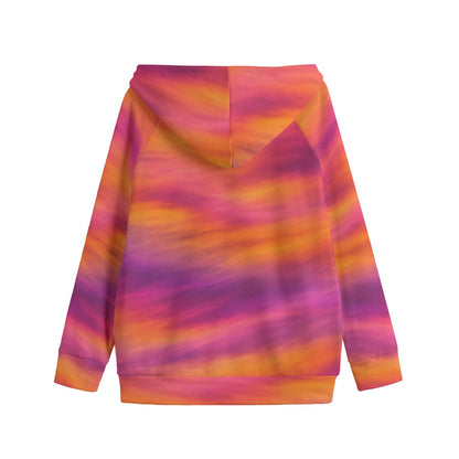 Unisex Kid's Zip Up Raglan Sleeve Hoodie | 310GSM Cotton