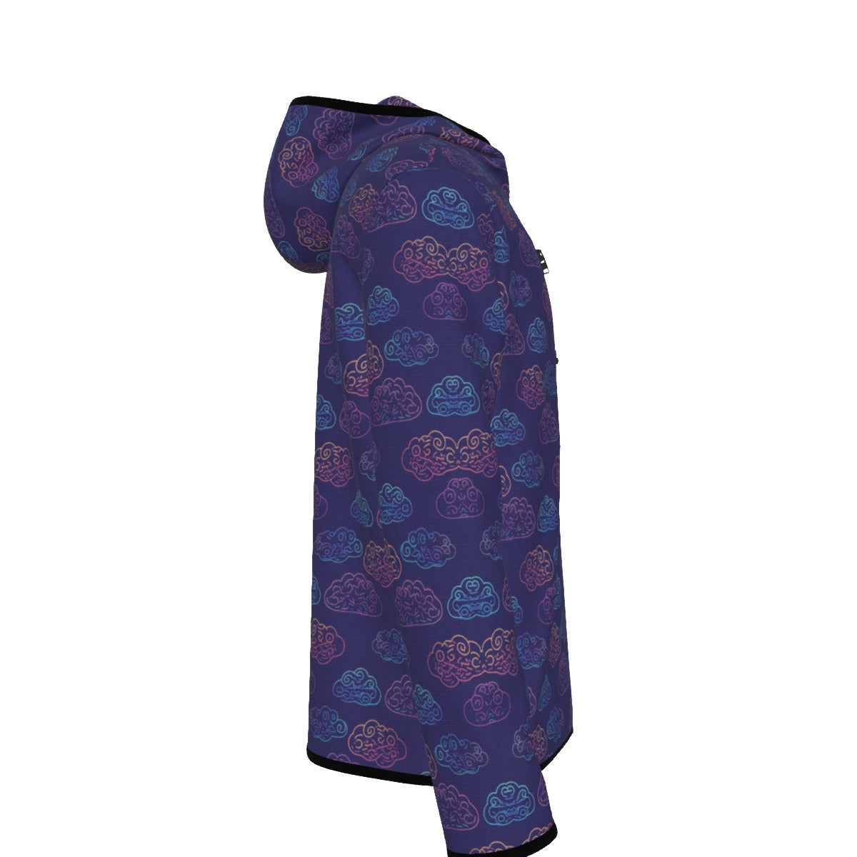 Men's Stylish Hoodie with Thumb Hole Design - view 3