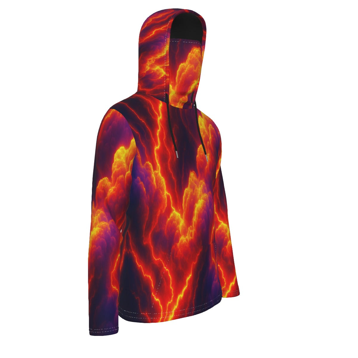 Men's Pullover Hoodie With Mask - view 4