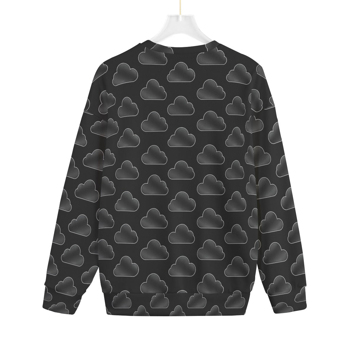 Unisex Drop-shoulder Knitted Fleece Sweater - view 2