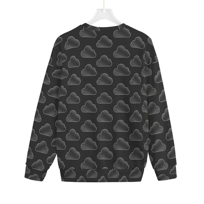 Unisex Drop-shoulder Knitted Fleece Sweater - view 2