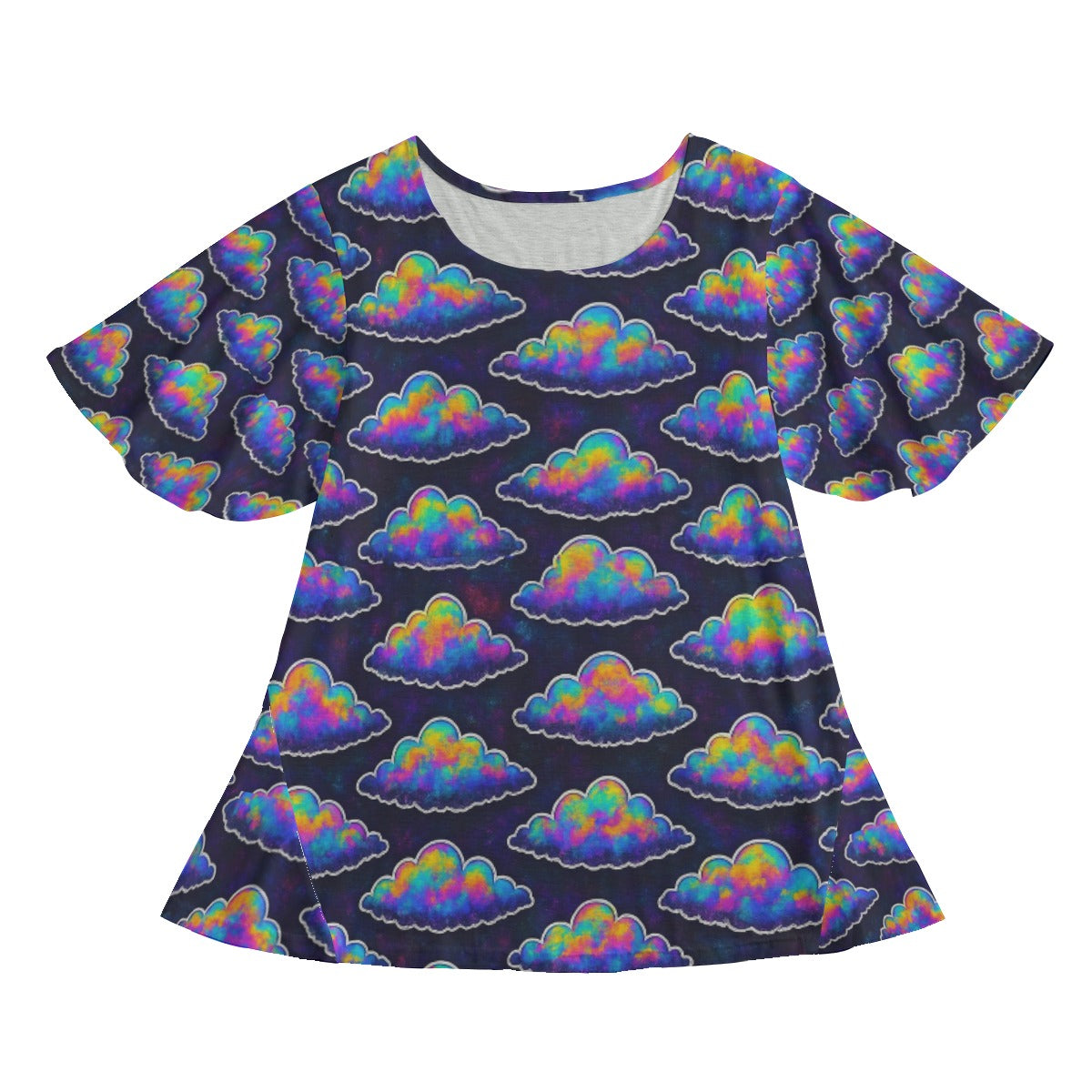 Women's Round Neck T-shirt With Short Sleeve