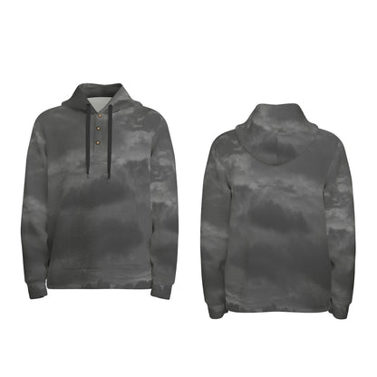Men's Half Button Hoodie
