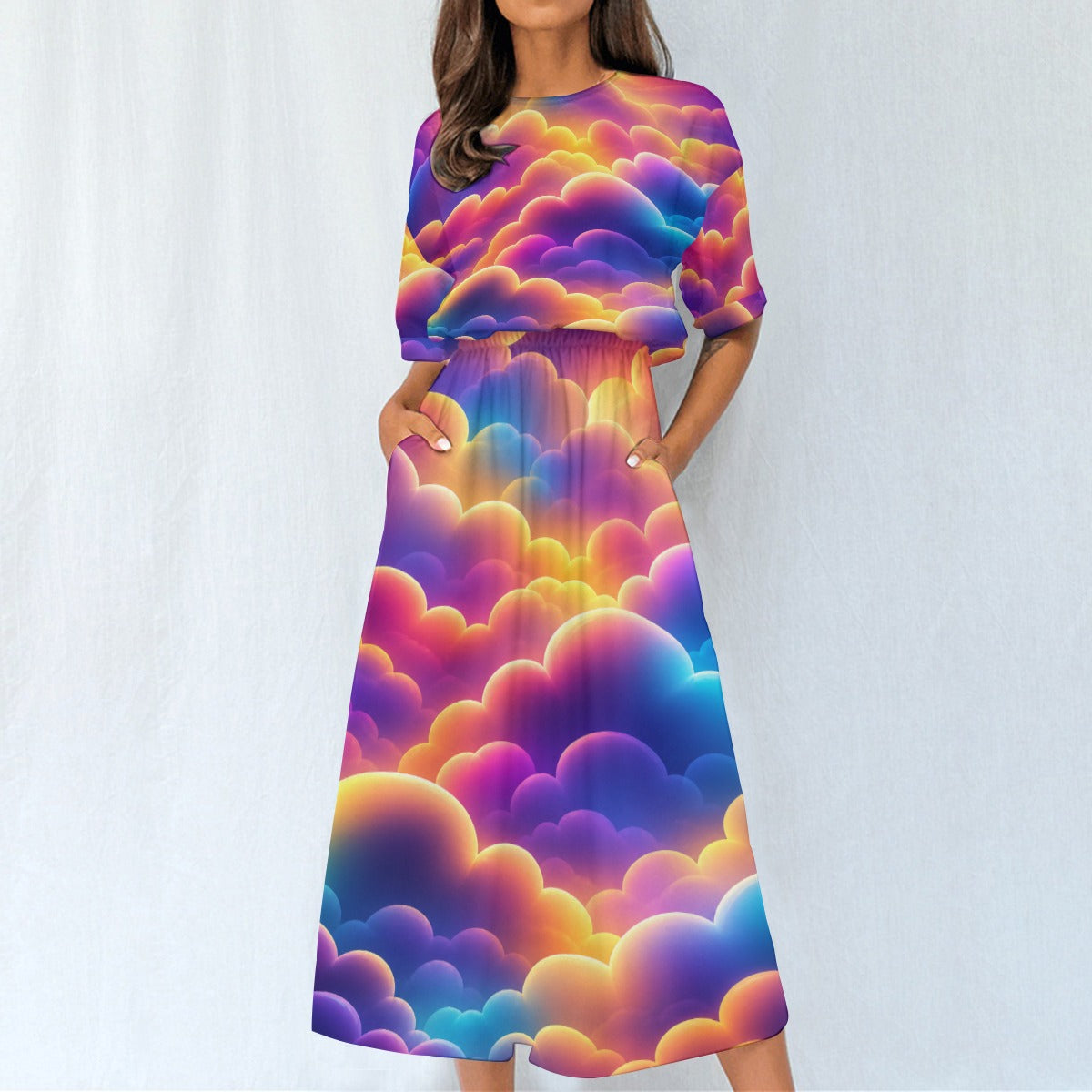 Women's Elastic Waist Dress