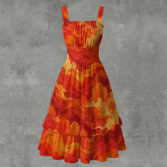Women‘s Ruffle Hem Dress