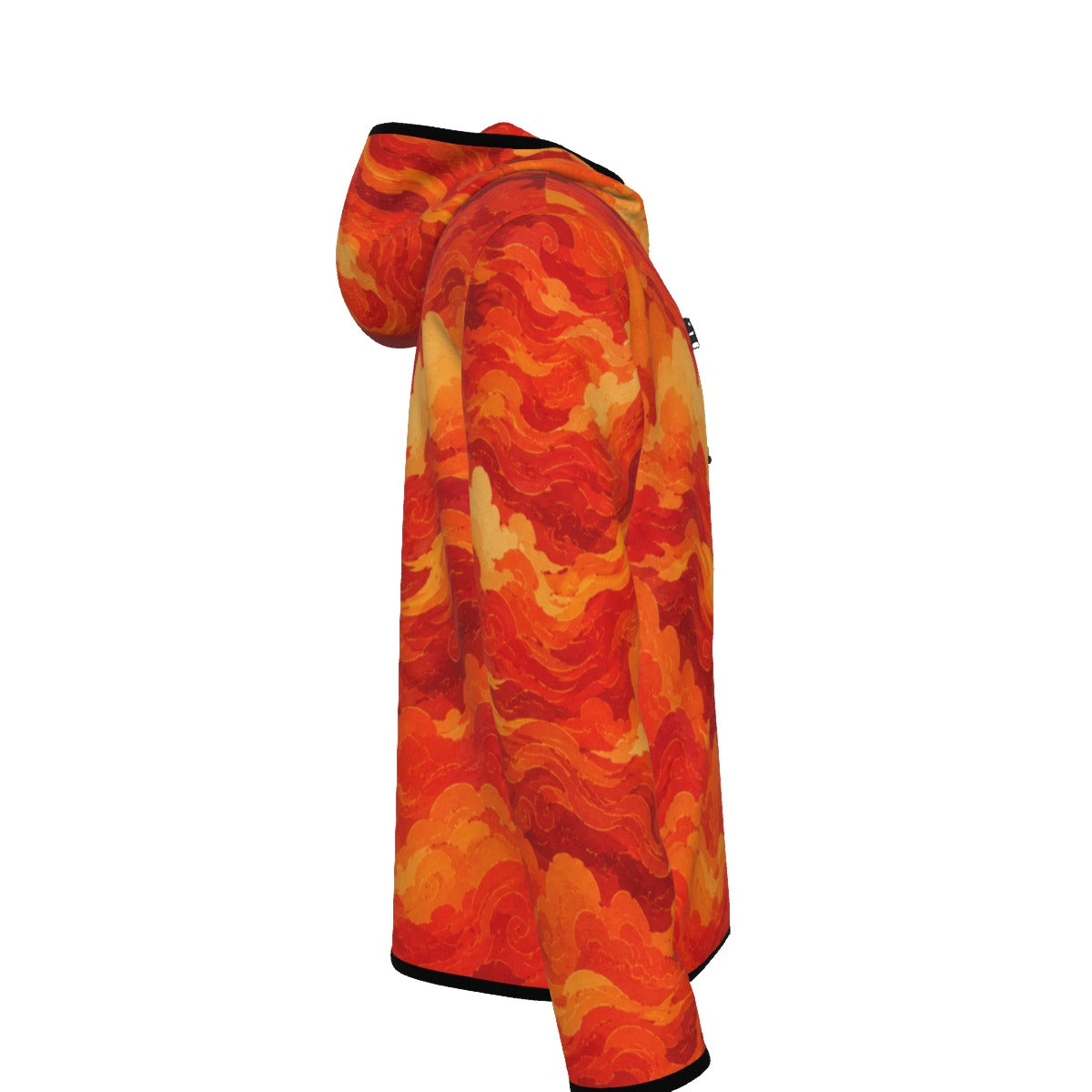 Men's Stylish Hoodie with Thumb Hole Design - view 3