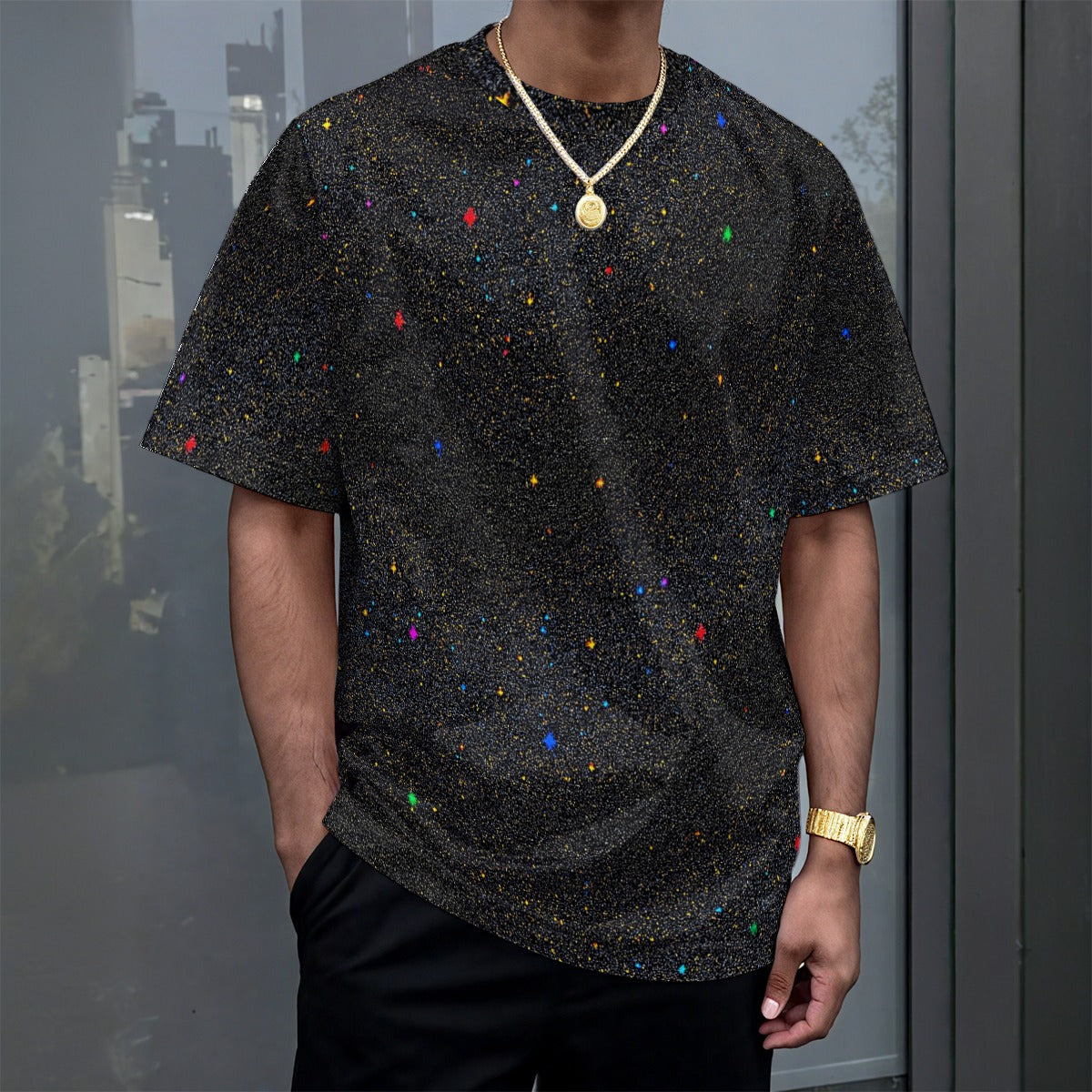 Unisex Drop-shoulder T-shirt|180GSM