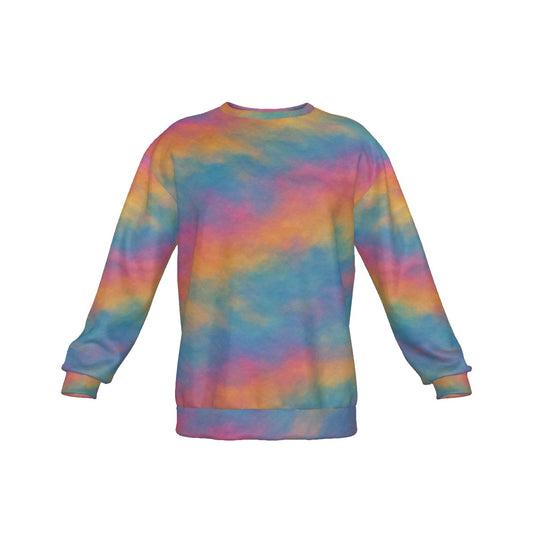 Men's Drop Shoulder Round Neck Long-Sleeved Sweatshirt